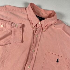 Ralph Lauren Button Down‎ Shirt Oxford Cotton Long Sleeve Classic Fit XL